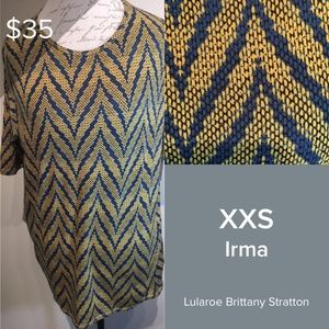 Brand new with tags. Lularoe Irma Tunic.